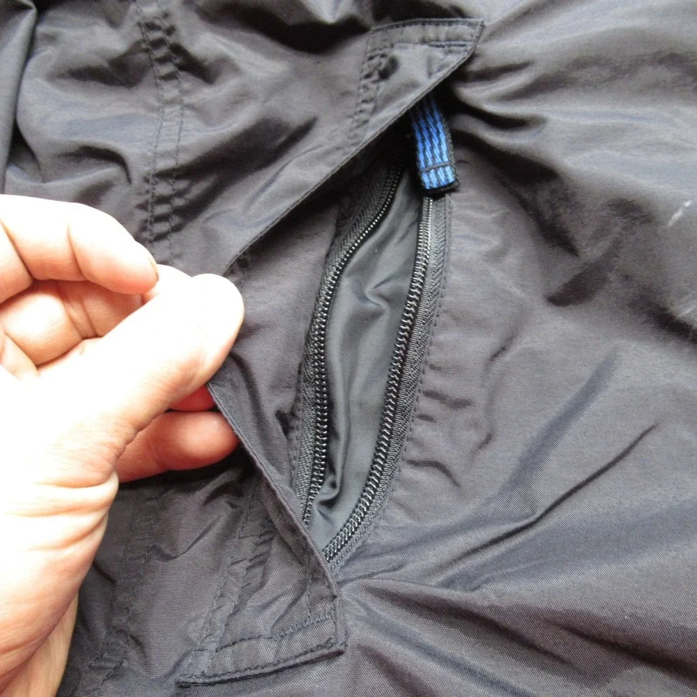 Vintage Columbia Jacket Youth 14/16 Large Blue Red Waterproof 3in1 Shell 90s‎